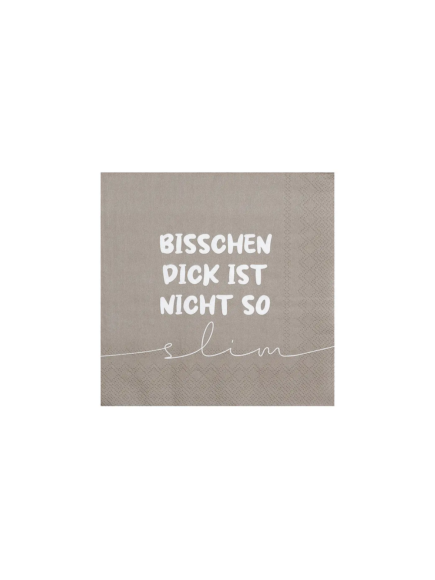 RAEDER | Lunch Servietten 33x33cm BISSCHEN DICH.... | 